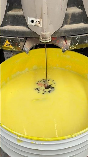 Golden Mustard Shade | Smooth Paint Machine Mixing