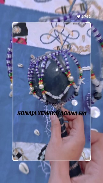 Sonaja Yemayá - Olokun Agana Eri 💙🔱🌊 Más modelos y diseños únicos y exclusivos. Personalizados para cada uno de ustedes. #yemaya🌊 #religionyoruba #creaciones #religionyoruba