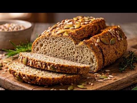 Ancient Bread with Beans | No-Knead - High Protein