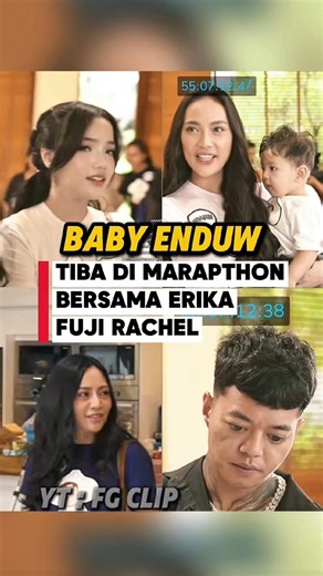Baby Enduw's arrival with Erika Fuji Rachel at the Marathon