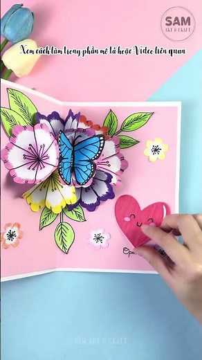 Beautiful 3D Teacher’s Day Card / Easy DIY Greeting Card #shortvideo #handmade