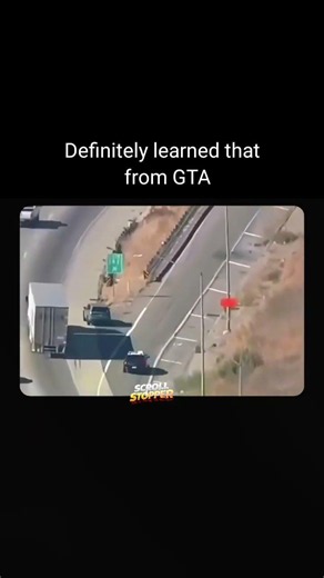 Definitely learned that from GTA