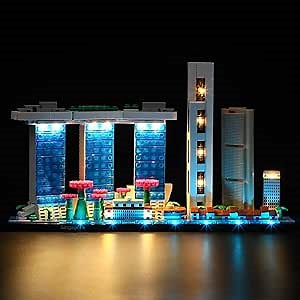 LIGHTAILING Led Light for Lego 21057 Architecture Singapore Building Blocks Model - NOT Included The Model Set