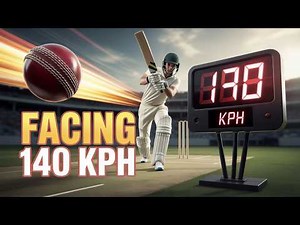 Facing 150 km/h Bowling Machine | Cricket Training Challenge
