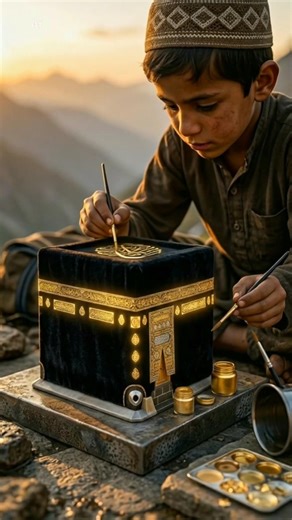 Ek Ladke Ne Mitti Se Kaaba Bana Diya#islamicreminder#ytstudio#1million#viralvideo