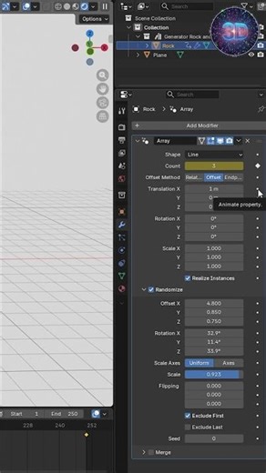How to Create an Animation Using the Array Modifier in Blender