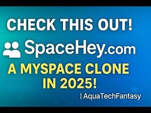 🛰️ Check this out! SpaceHey.com A Myspace Clone in 2025 ! | AquaTechFantasy