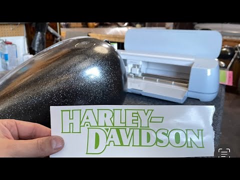 Using a Cricut Cutter to make a Harley Davidson Stencil