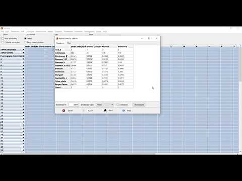 Como fazer Índices ecológicos no PAST 4.5.
