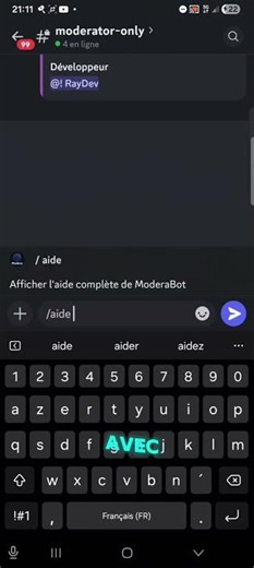 Bot discord ModeraBot #bot#discord#multifonction