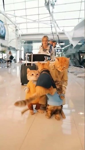 Cutest Cat Hug Ever Caught on Camera