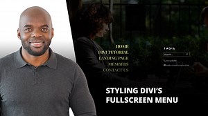 Divi’s fullscreen menu presents a great opportunity for custom design. Unlike the other four header styles available in Divi’s Theme Customizer, the fullscreen menu fills the entire screen when active. This makes room for a creative layout for Divi’s menu and header elements. In today’s post, I’m going to show you how to style your fullscreen menu to give it a more custom feel for your visitors. To accomplish this I will be changing a few options in the theme customizer and adding some custom CS