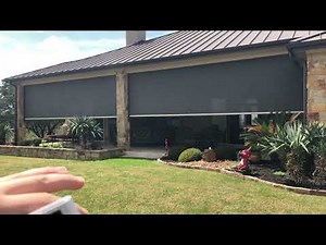 Watch Our Motorized Patio Screens in Action | Shading Texas