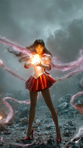 Sailor mars VS youma #sailormoon #ai #sailormars