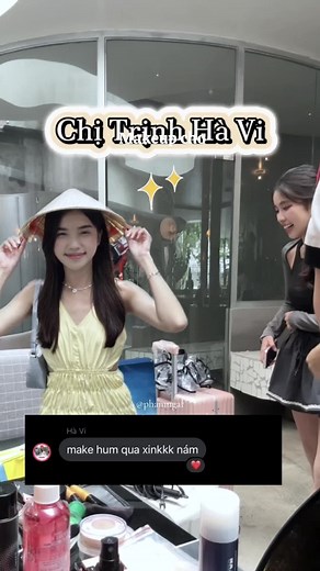 Chuyện lâu lắm rùi giờ mới kể 🥺, cảm ơn chị @Trịnh Hà Vi đã qua với emm #phamngafmakeup #trinhhavi