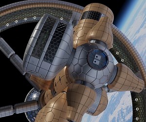 ArtStation - Artificial Gravity Space Ship | Resources