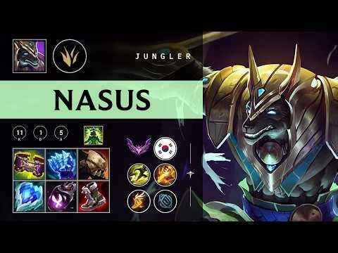 Nasus Jungle vs Diana - KR Master Patch 26.04