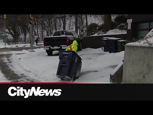Blue bins left uncollected for days as privatized recycling program begins in Toronto