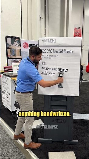HandJet Portable Inkjet Printer Print Anywhere on Any Surface