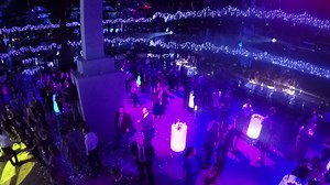 Download Company party in the club, aerial view