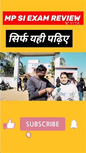 MP SI Exam Review 2025 #mpsi #youtubeshorts #shortsfeed