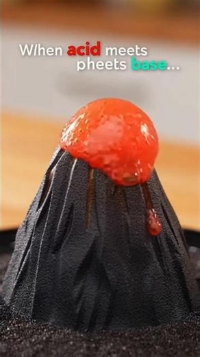 How to Make a Volcano Eruption! 🌋💥 #Shorts
