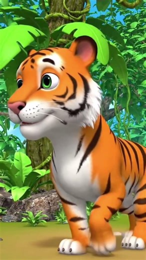 বাঘ পৰিল বিপদত ll bagh paril bipadat ll Cartoon Video bagh #cartoon