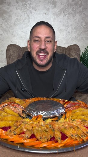 انهارده هنفطر كلسترول في السماء ميكس سيفود #foryou #fyp #food #ramadan #agmad_food_blogger