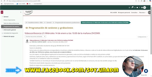 #Aula #Campus #UnADM 😍 👉 QUIERES SABER A QUE HORA SON LAS #videoconferencias DE LA #UnADM 😁👍 Como hacer mis actividades de la #UnADM 😀👉 Como Navegar por la plataforma de la #UnADM 🛑 Hoy iniciamos las #clases #UnADM y aquí te digo que hacer. #fypシ゚viralシ #fypシ゚ | Unadm - Quieres Ser Alumno?