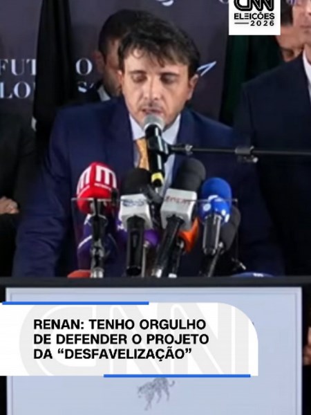 “PAÍS SÉRIO NÃO TEM FAVELA” Renan Santos, afirmou, durante a coletiva após o congresso do Missão, ter orgulho de defender a “desfavelização” e declarou que “um país sério não tem favela”. De acordo com o candidato, a proposta busca combater a realidade de pessoas que, em sua visão, são tratadas de forma desumana e vivem em condições precárias. #CNNBrasil #CNNPolítica #RenanSantos #Missão #CNNnasEleições