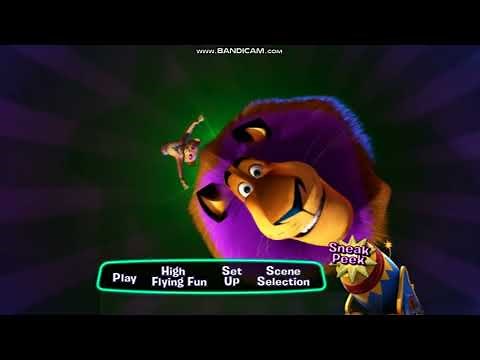 Madagascar 3: Europe's Most Wanted DVD Menu Walkthrough