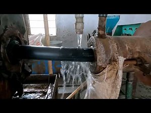 Black HDPE pipe manufacturing process