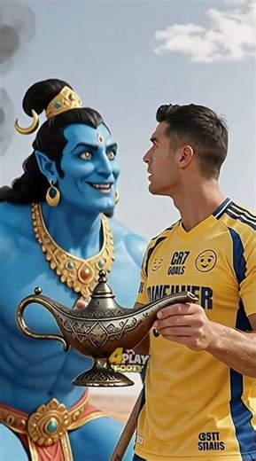 Parody Ronaldo found a magic lamp #parody #ai