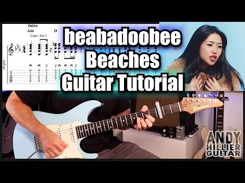 How to play beabadoobee - Beaches Guitar Tutorial Lesson