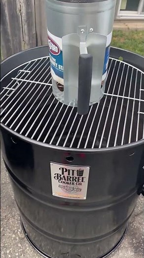 Pit barrel PBX. First time using it and it poured and still worked