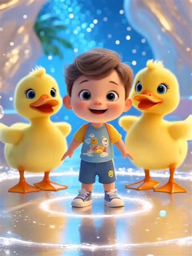 Sky Lantern Duck Dance - A Charming Performance