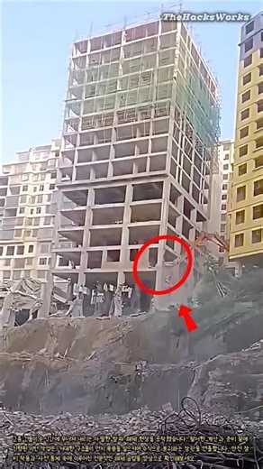 철저한 계산과 통제, 안전을 최우선으로 하는 빌딩 발파 해체 과정 공개 #worker #process #safety #controlled #structure