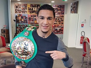 Oubaali, Villanueva Meet WBC Weight Checks Ahead Of Title Fight