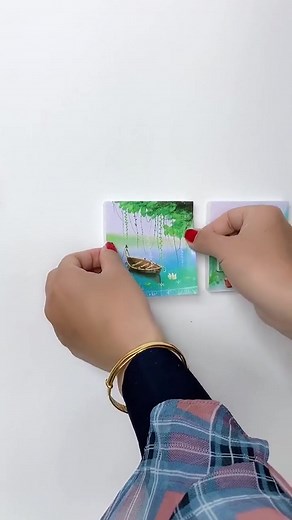 Interactive Wall Switch with Colorful Image Cards