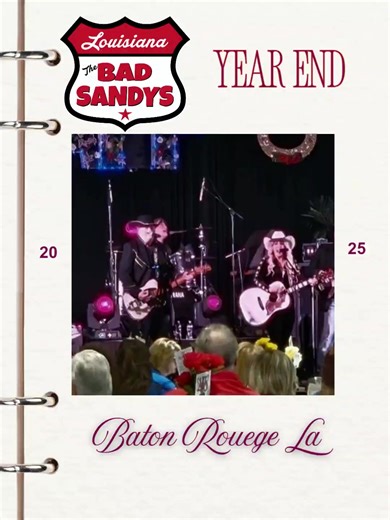 HAPPY NEW YEAR 2026 from our music family to you May God bless you and watch over you 🙏 Love and Appreciation Ron, Tina, Andrew and Michael THE BAD SANDYS | The Bad Sandys