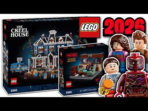 LEGO Stranger Things Creel House & Squawk Radio Station Sets OFFICIALLY Revealed
