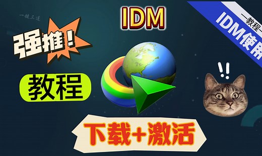 【电脑教程】👍IDM下载激活教程 IDM详细使用教程👍
