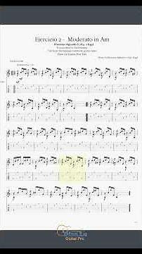 Beautiful Classical Guitar Etude – Ejercicio 2 by Aguado
