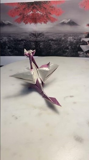 Origami devil dragon v3 by Jo Nakashima