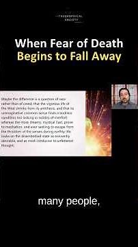 When Fear of Death Begins to Fall Away