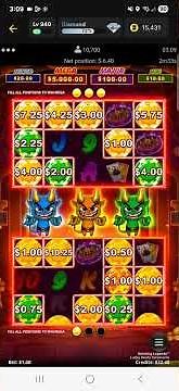 Amazing Legends Lucky Devils Pyromania * 1.00 bet bonus * Betty Casino * How'd it go? #onlinecasino