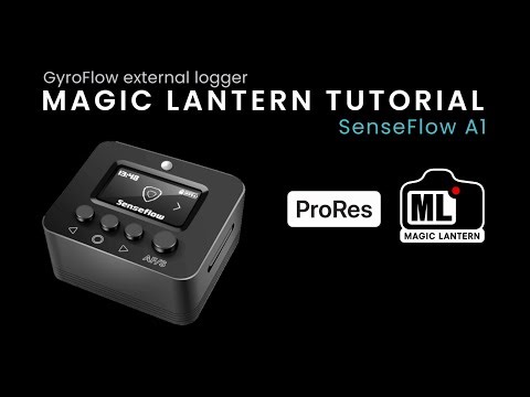 SenseFlow + GyroFlow Tutorial - Magic Lantern MLV RAW to ProRes - Sync & Stabilization Workflow
