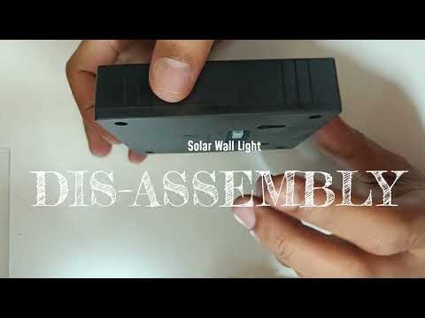 Know the Facts of Solar Wall Light for Outdoors * Repairing of Solar Lamp | How to make solar lights