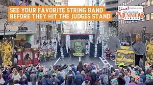 42K views · 872 reactions | See your favorite String Band before they hit the Judges Stand! Fans are invited to 17th and Market to 20th and Market as well as John F Kennedy Blvd on New Year's Day morning. See the behind the scenes of the String Bands at their practice areas! | Philadelphia String Band Assn. | Facebook