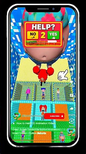 KPop Demon Hunters vs Squid Game Lava Jump P.5 #kpop #minecraft